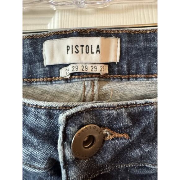 Pistola Jeans Women’s Mid Rise Skinny Leg Medium Wash Size 29 - Picture 2 of 9